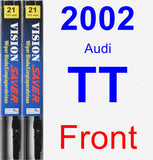 Front Wiper Blade Pack for 2002 Audi TT - Vision Saver