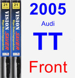 Front Wiper Blade Pack for 2005 Audi TT - Vision Saver