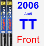 Front Wiper Blade Pack for 2006 Audi TT - Vision Saver