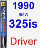 Driver Wiper Blade for 1990 BMW 325is - Vision Saver