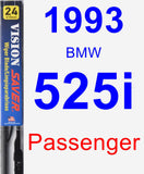Passenger Wiper Blade for 1993 BMW 525i - Vision Saver