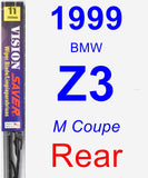 Rear Wiper Blade for 1999 BMW Z3 - Vision Saver