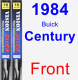 Front Wiper Blade Pack for 1984 Buick Century - Vision Saver