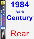 Rear Wiper Blade for 1984 Buick Century - Vision Saver