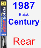Rear Wiper Blade for 1987 Buick Century - Vision Saver