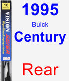 Rear Wiper Blade for 1995 Buick Century - Vision Saver