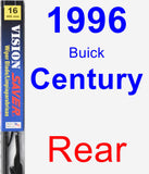 Rear Wiper Blade for 1996 Buick Century - Vision Saver