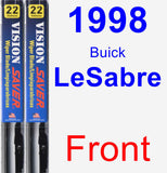 Front Wiper Blade Pack for 1998 Buick LeSabre - Vision Saver