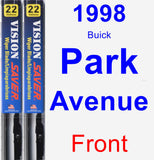 Front Wiper Blade Pack for 1998 Buick Park Avenue - Vision Saver