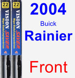 Front Wiper Blade Pack for 2004 Buick Rainier - Vision Saver