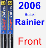 Front Wiper Blade Pack for 2006 Buick Rainier - Vision Saver