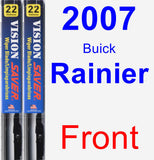 Front Wiper Blade Pack for 2007 Buick Rainier - Vision Saver