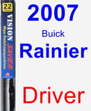 Driver Wiper Blade for 2007 Buick Rainier - Vision Saver