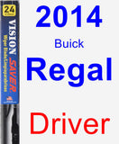 Driver Wiper Blade for 2014 Buick Regal - Vision Saver