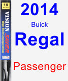 Passenger Wiper Blade for 2014 Buick Regal - Vision Saver