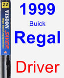 Driver Wiper Blade for 1999 Buick Regal - Vision Saver