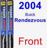 Front Wiper Blade Pack for 2004 Buick Rendezvous - Vision Saver
