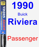 Passenger Wiper Blade for 1990 Buick Riviera - Vision Saver