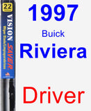 Driver Wiper Blade for 1997 Buick Riviera - Vision Saver