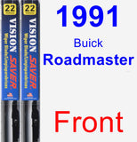 Front Wiper Blade Pack for 1991 Buick Roadmaster - Vision Saver