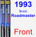 Front Wiper Blade Pack for 1993 Buick Roadmaster - Vision Saver