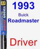 Driver Wiper Blade for 1993 Buick Roadmaster - Vision Saver
