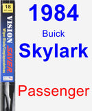 Passenger Wiper Blade for 1984 Buick Skylark - Vision Saver