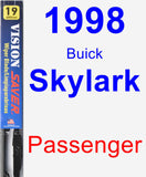 Passenger Wiper Blade for 1998 Buick Skylark - Vision Saver