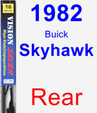 Rear Wiper Blade for 1982 Buick Skyhawk - Vision Saver