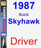 Driver Wiper Blade for 1987 Buick Skyhawk - Vision Saver