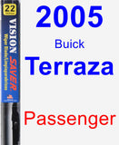 Passenger Wiper Blade for 2005 Buick Terraza - Vision Saver