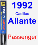 Passenger Wiper Blade for 1992 Cadillac Allante - Vision Saver