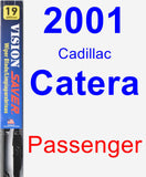 Passenger Wiper Blade for 2001 Cadillac Catera - Vision Saver