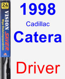 Driver Wiper Blade for 1998 Cadillac Catera - Vision Saver