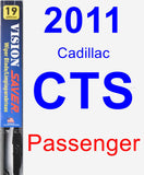 Passenger Wiper Blade for 2011 Cadillac CTS - Vision Saver