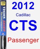 Passenger Wiper Blade for 2012 Cadillac CTS - Vision Saver