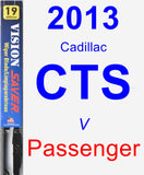 Passenger Wiper Blade for 2013 Cadillac CTS - Vision Saver