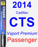 Passenger Wiper Blade for 2014 Cadillac CTS - Vision Saver