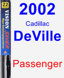Passenger Wiper Blade for 2002 Cadillac DeVille - Vision Saver