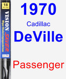 Passenger Wiper Blade for 1970 Cadillac DeVille - Vision Saver