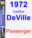 Passenger Wiper Blade for 1972 Cadillac DeVille - Vision Saver