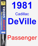 Passenger Wiper Blade for 1981 Cadillac DeVille - Vision Saver