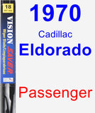 Passenger Wiper Blade for 1970 Cadillac Eldorado - Vision Saver