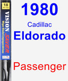 Passenger Wiper Blade for 1980 Cadillac Eldorado - Vision Saver