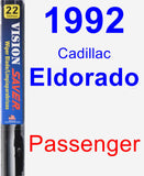 Passenger Wiper Blade for 1992 Cadillac Eldorado - Vision Saver