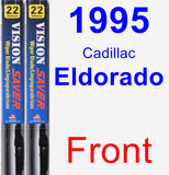 Front Wiper Blade Pack for 1995 Cadillac Eldorado - Vision Saver
