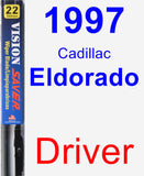 Driver Wiper Blade for 1997 Cadillac Eldorado - Vision Saver