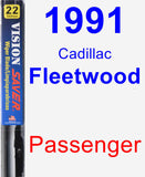 Passenger Wiper Blade for 1991 Cadillac Fleetwood - Vision Saver