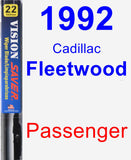 Passenger Wiper Blade for 1992 Cadillac Fleetwood - Vision Saver