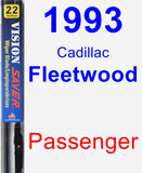 Passenger Wiper Blade for 1993 Cadillac Fleetwood - Vision Saver